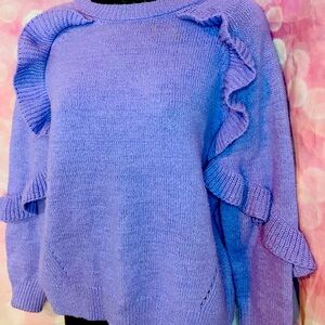 🪻Gorgeous Ruffle Sweater🪻